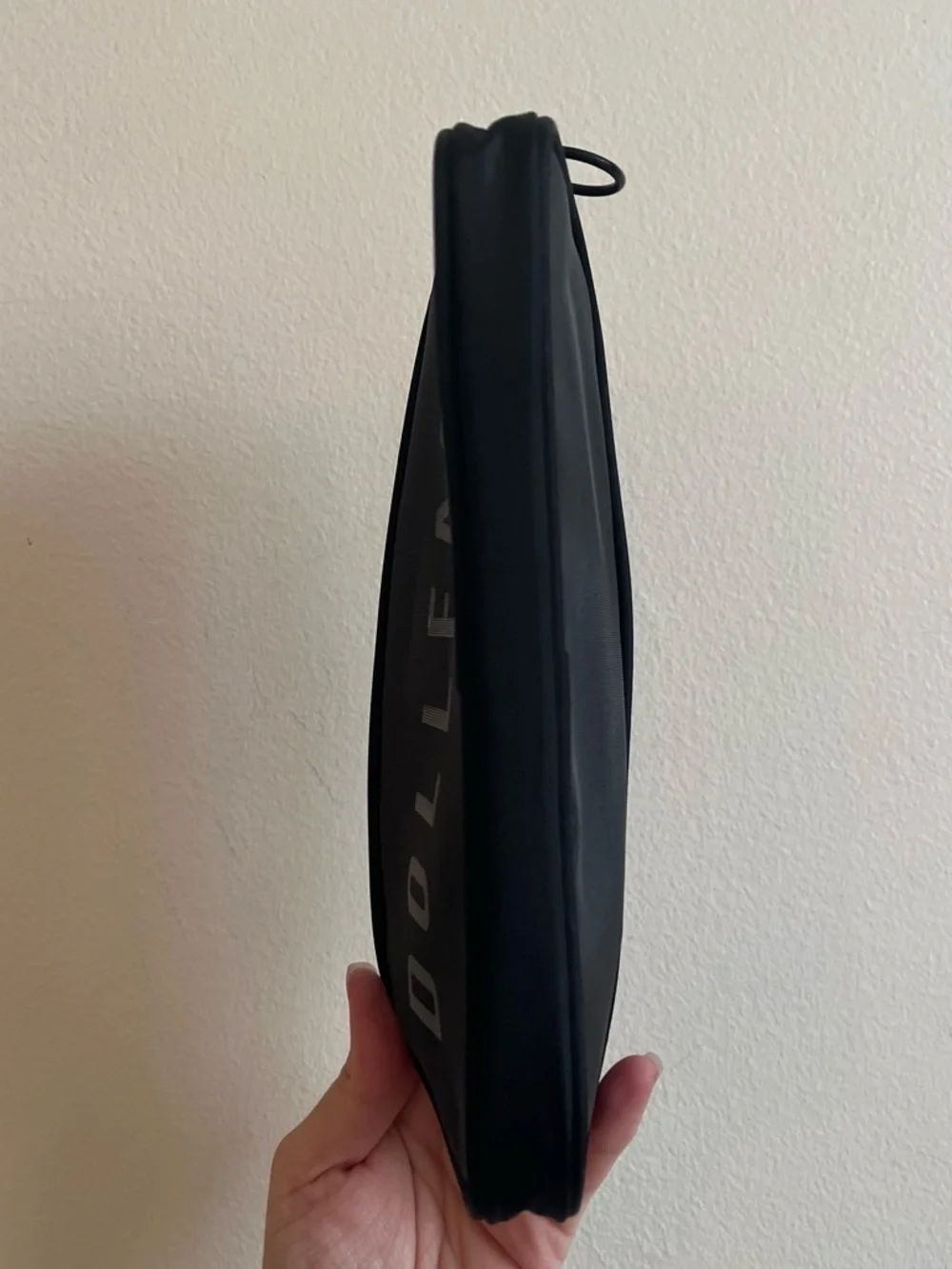 Dollface Black Travel Electronics Pouch